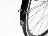 Classic Alloy Schutzbleche Set - VR + HR - schwarz matt