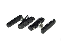 Brake Pads Bremsschuhe und Bremsbeläge - für Aluminium Felgen - schwarz