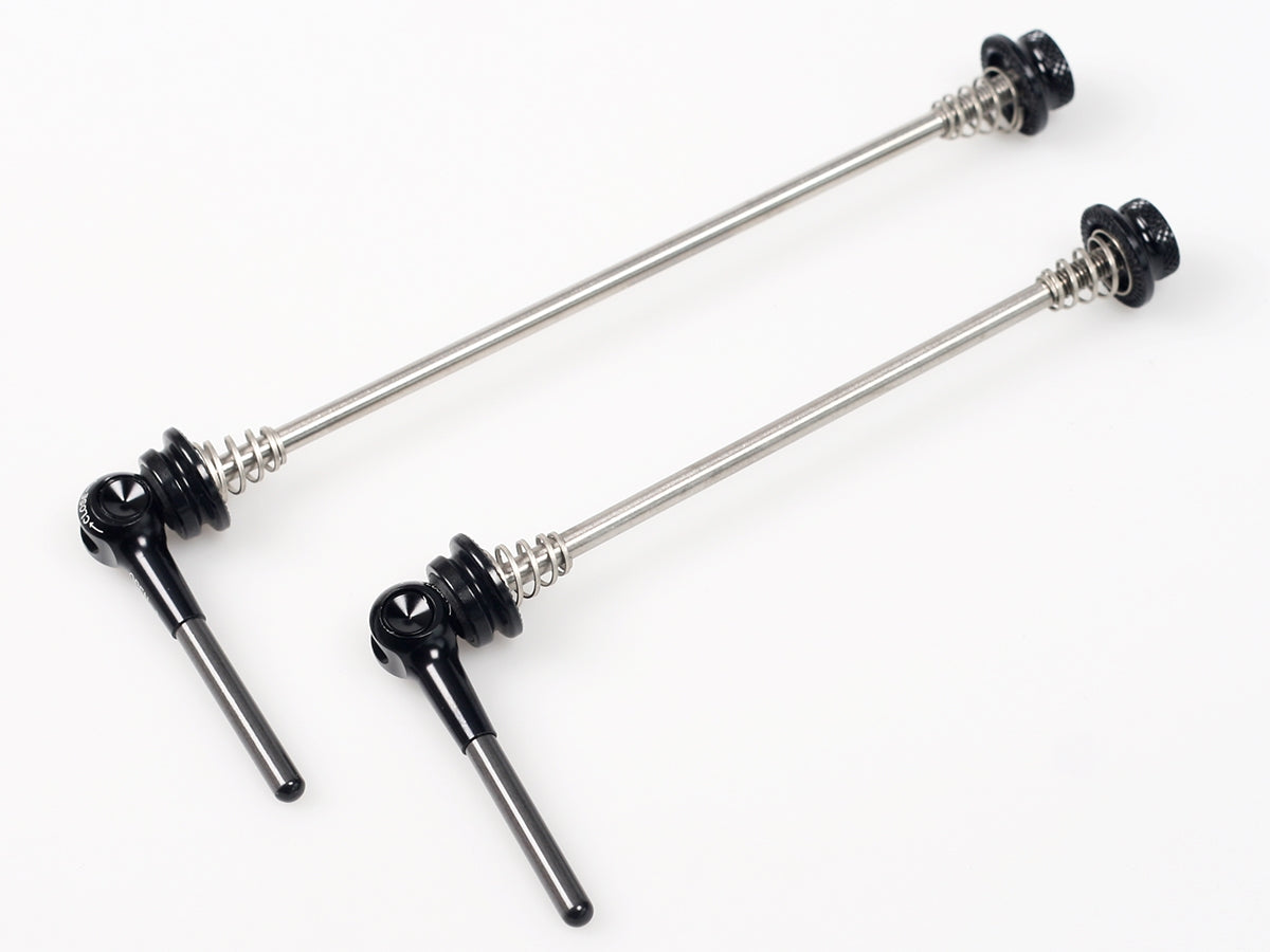 Titanium Schnellspanner VR und HR (Paar) - Schwarz