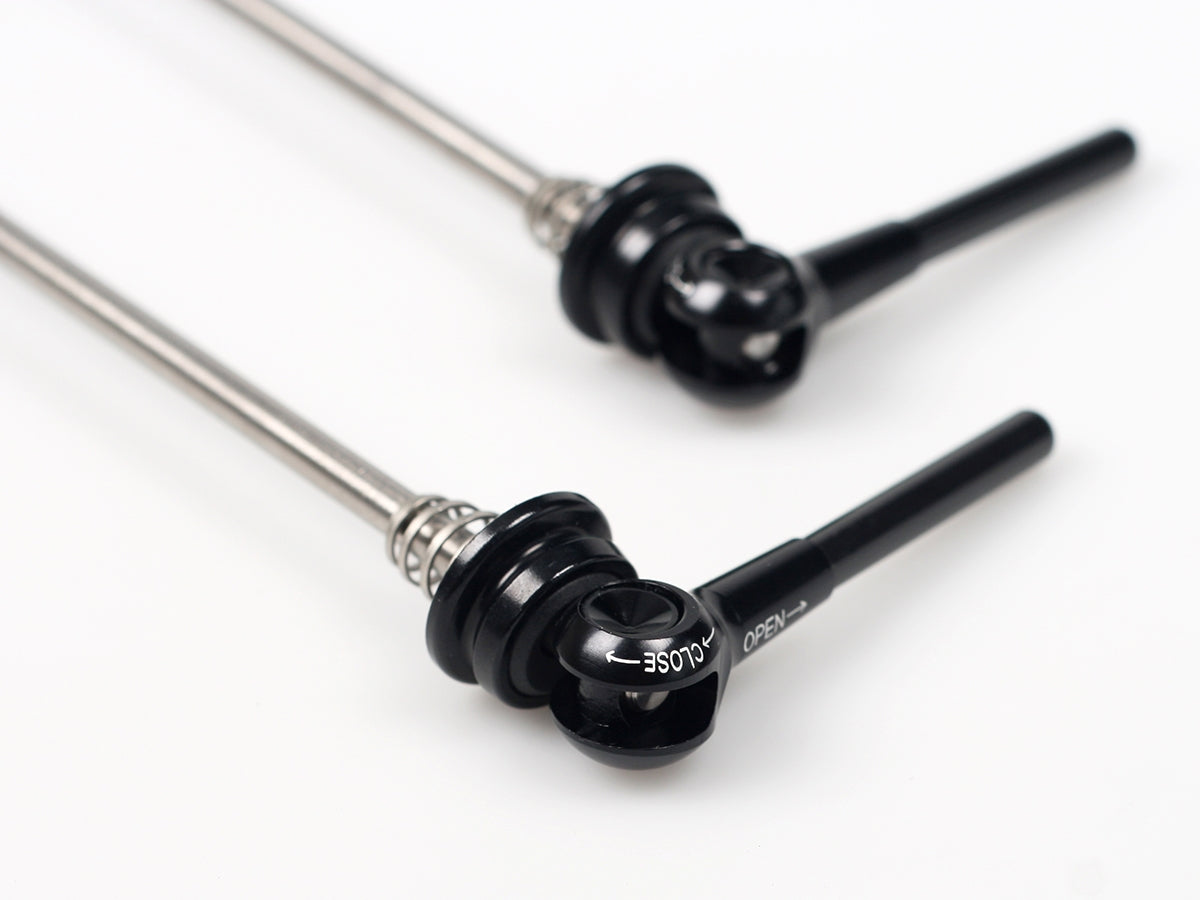 Titanium Schnellspanner VR und HR (Paar) - Schwarz
