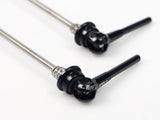 Titanium Schnellspanner VR und HR (Paar) - Schwarz