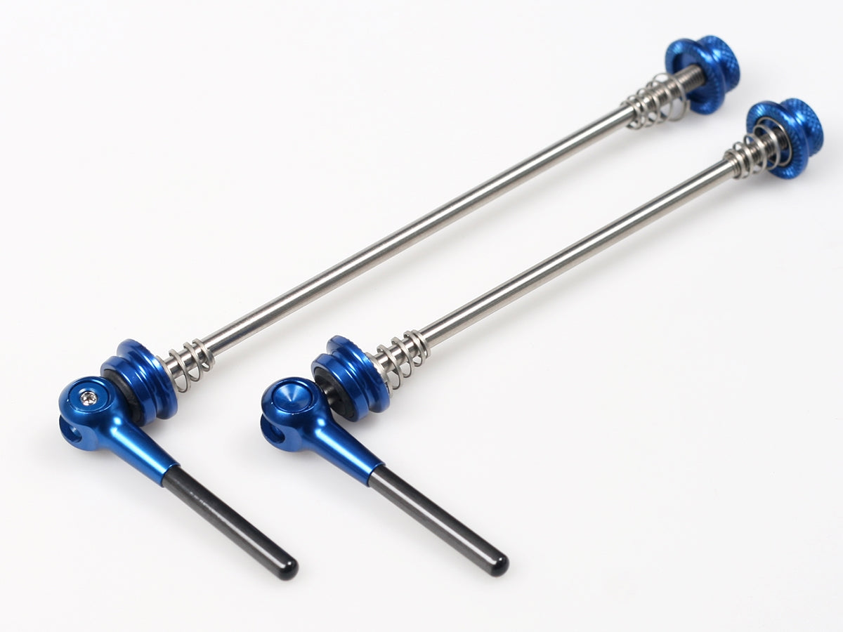 Titanium Schnellspanner VR und HR (Paar) - Blau