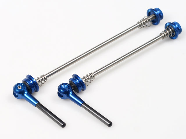 Titanium Schnellspanner VR und HR (Paar) - Blau