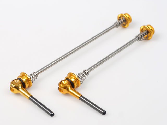 Titanium Schnellspanner VR und HR (Paar) - Gold