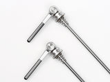 Titanium Schnellspanner VR und HR (Paar) - Silber
