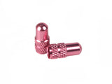 Alu-Ventilkappen (2er-Set) - pink