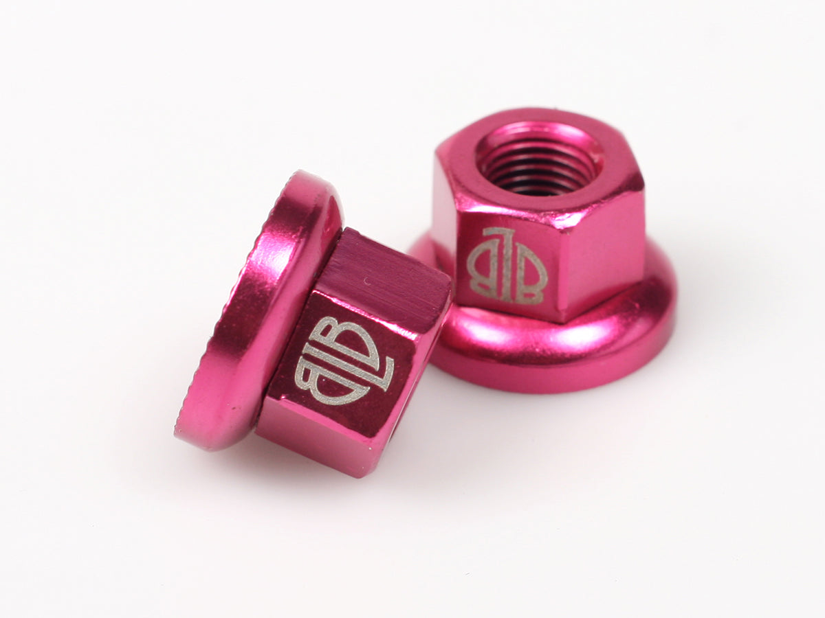Track Nuts Achsmutter M9 Paar - VR - pink