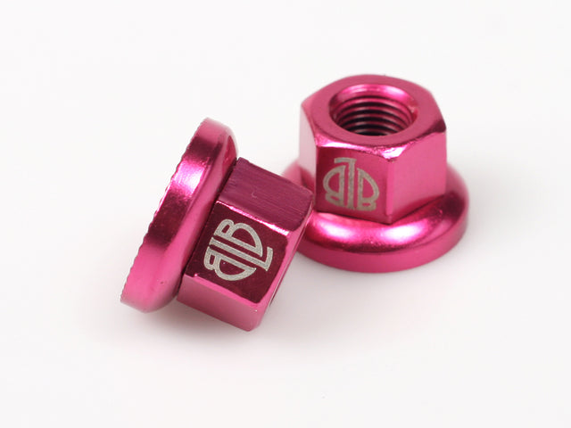 Track Nuts Achsmutter M9 Paar - VR - pink