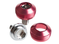 Alloy Cup Crank Bolts - Kurbelschrauben - Pink