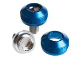 Alloy Cup Crank Bolts - Kurbelschrauben - Blau