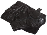 Classic Sport Leder-Fahrradhandschuhe - schwarz