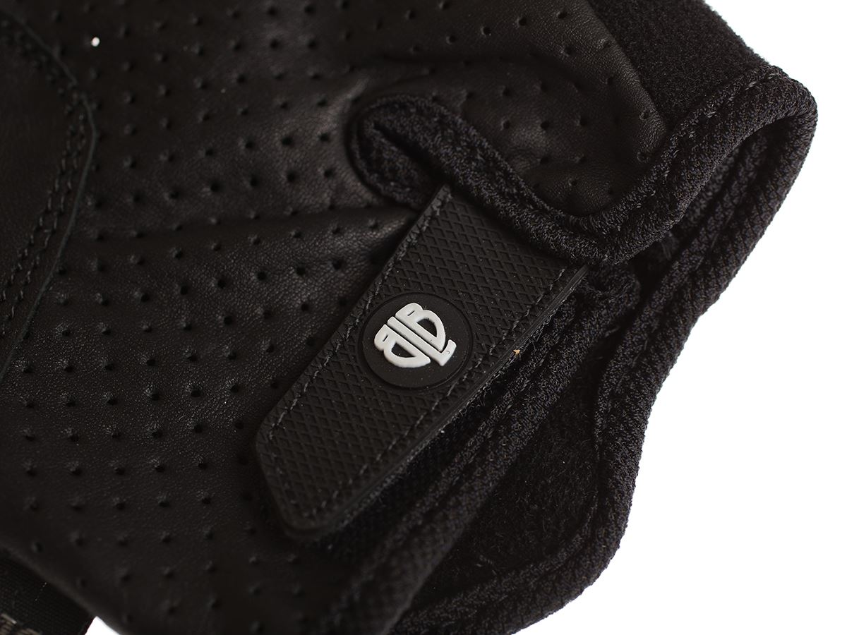 Classic Sport Leder-Fahrradhandschuhe - schwarz