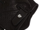 Classic Sport Leder-Fahrradhandschuhe - schwarz