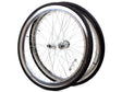 Deep Section Singlespeed Fixed Gear Laufradsatz - 30 mm Felgen - silber