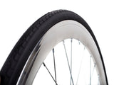Deep Section Singlespeed Fixed Gear Laufradsatz - 30 mm Felgen - silber