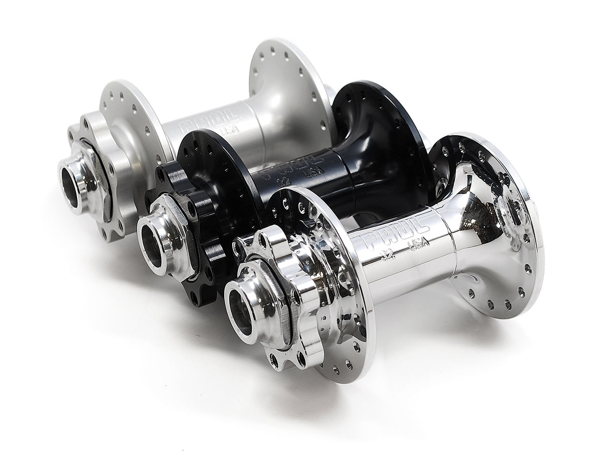 FHUB Disc Thru Axle Vorderradnabe - silber