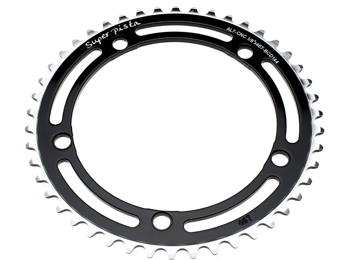 Super Pista Kettenblatt 5-Arm - 144 mm - schwarz