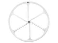 6 Spoke Vorderrad - Weiß