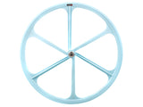 6 Spoke Hinterrad fixed/free - Himmelblau