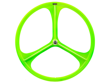 3 Spoke Hinterrad fixed/free - Grün