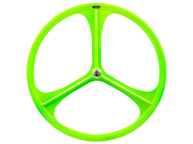 3 Spoke Hinterrad fixed/free - Grün