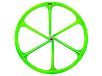 6 Spoke Hinterrad fixed/free - Grün