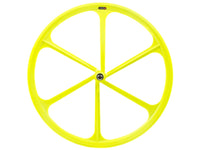 6 Spoke Vorderrad - Neongelb