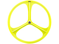 3 Spoke Hinterrad fixed/free - Neongelb