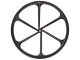 6 Spoke Vorderrad - Schwarz
