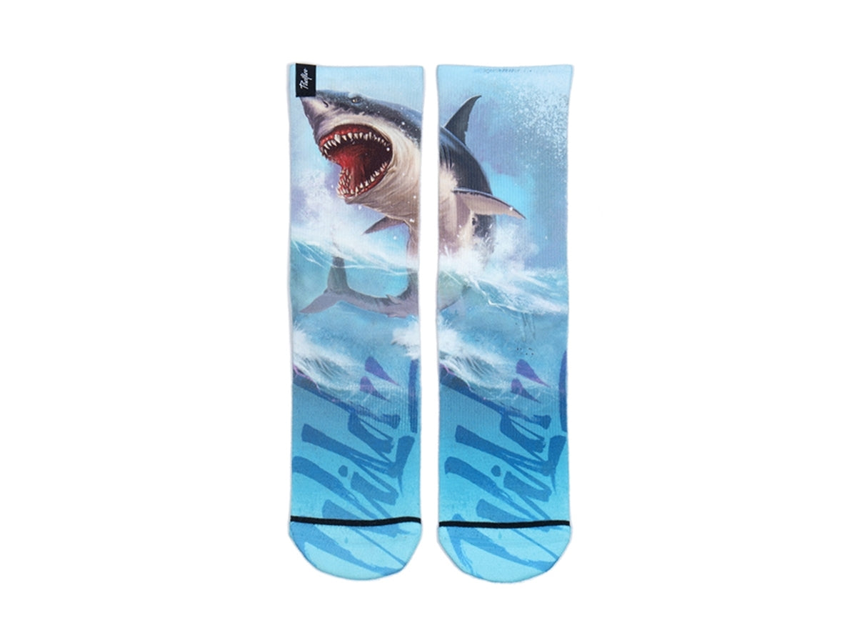 Socken Shark - Blau/Multi