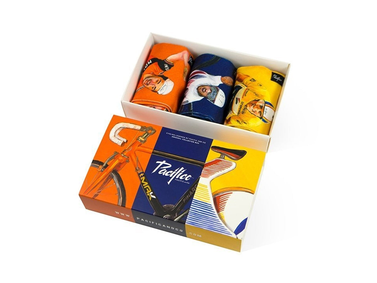 Socken Cycling Legends Geschenkbox 3 Paar - Multi