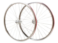 Singlespeed/Fixed Laufradsatz - silber poliert