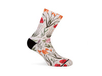Damensocken Blossom - Weiß/Multi