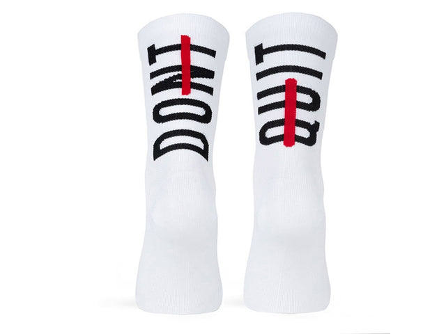 Socken Don't Quit - Weiß