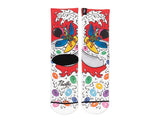 Socken Loops - Weiß/Multi