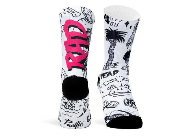 Socken Rad - Weiß/Multi