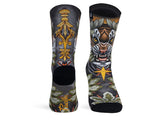Socken Roar by Alvaro Alonso - Schwarz/Multi