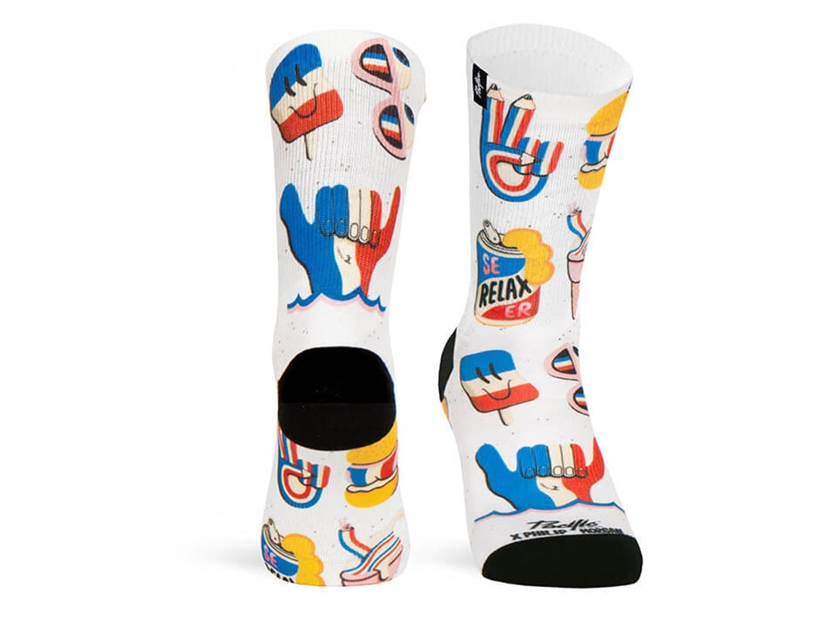 Socken Summertime - Weiß/Multi