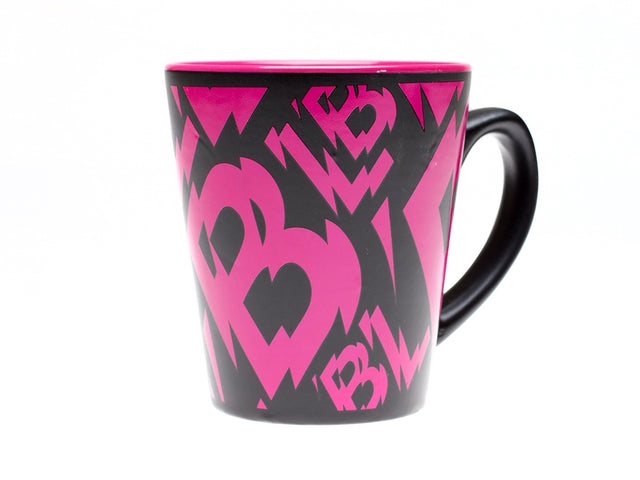 Tasse - schwarz/pink