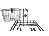 3339 Multi-Fit Front Basket and Rack Combo - Black