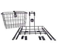 3339 Multi-Fit Front Basket and Rack Combo - Black 