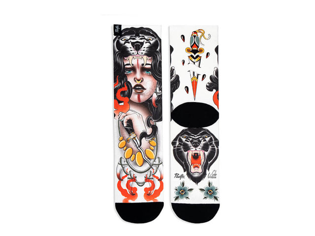 Socken Amazona - Weiß/Multi