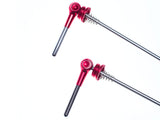Titanium Schnellspanner VR und HR (Paar) - Rot