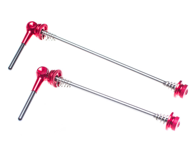 Titanium Schnellspanner VR und HR (Paar) - Rot