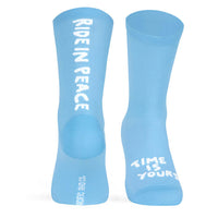 Socken Ride in Peace - Hellblau