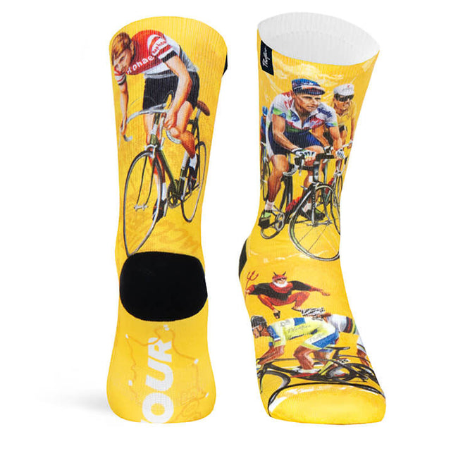 Socken Tour 1903 - Gelb