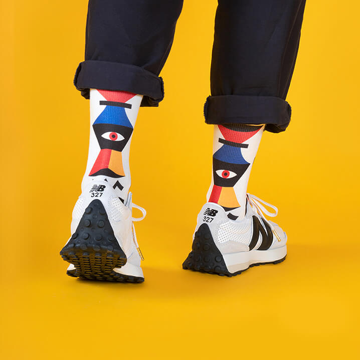 Socken Be You - Weiß/Multi