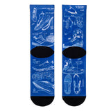 Socken Blueprint - Blau