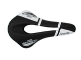 Shortfit saddle Wide - Black/white