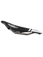 Shortfit saddle Wide - Black/white 